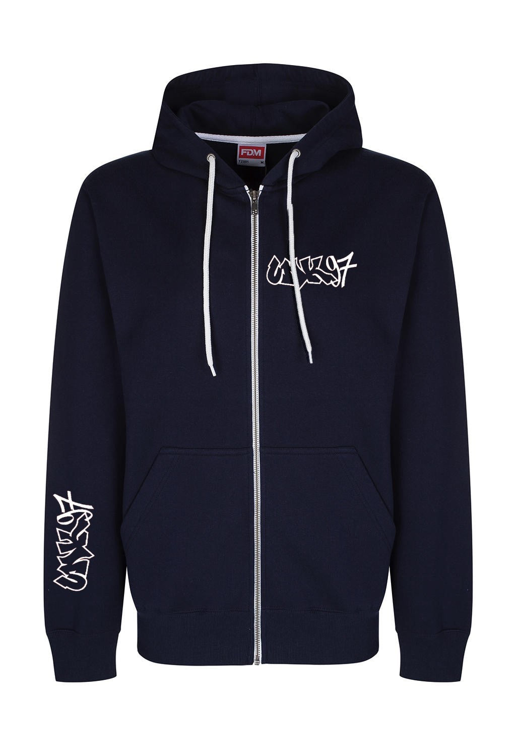 Zip Hoodie Navy - UN Käerjeng 97 Fanshop
