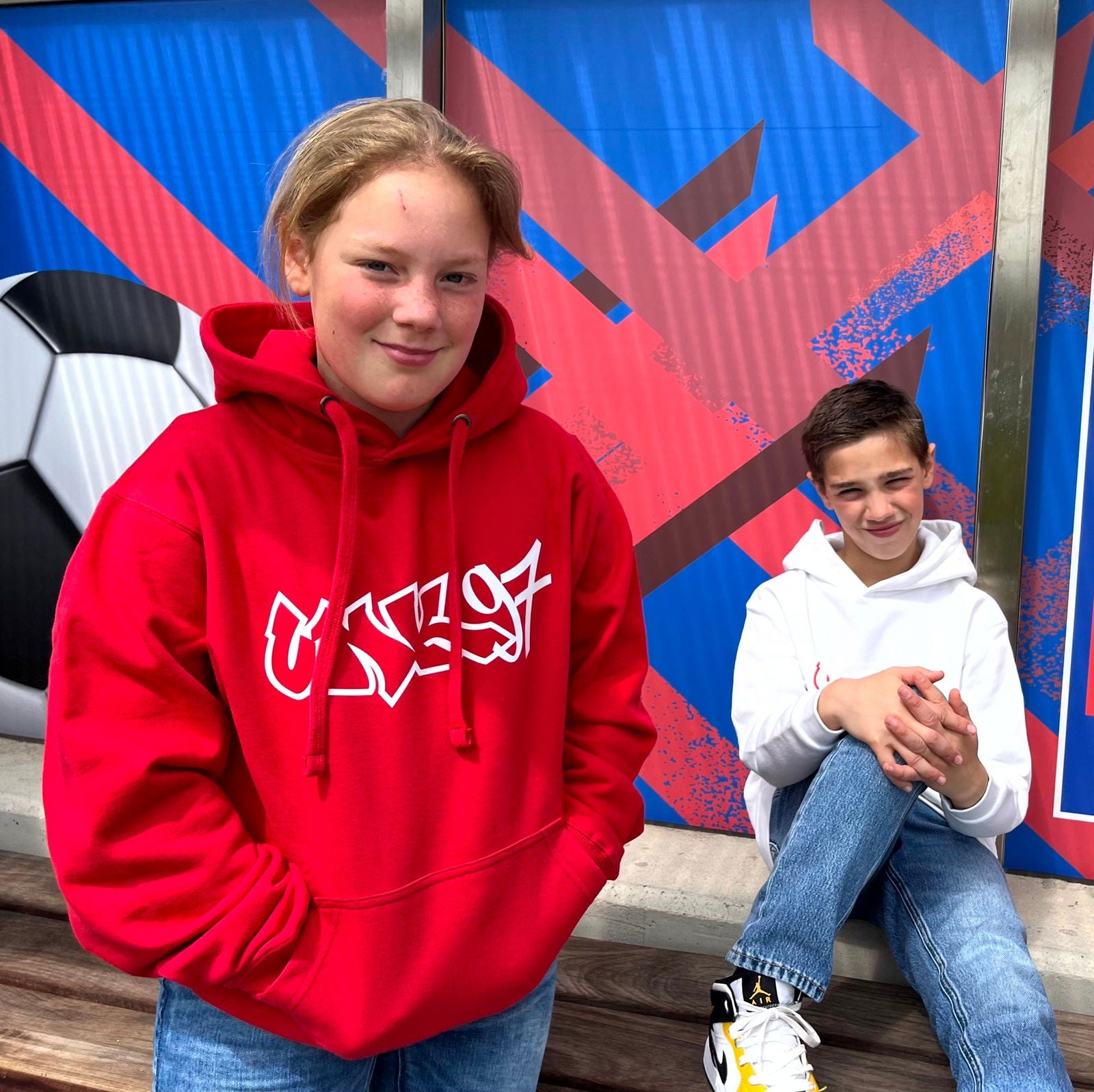 Hoodie Red - UN Käerjeng 97 Fanshop