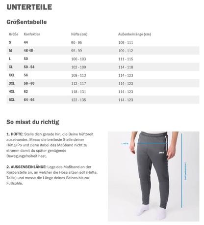 JAKO Polyester trousers Power - UN Käerjeng 97 Fanshop