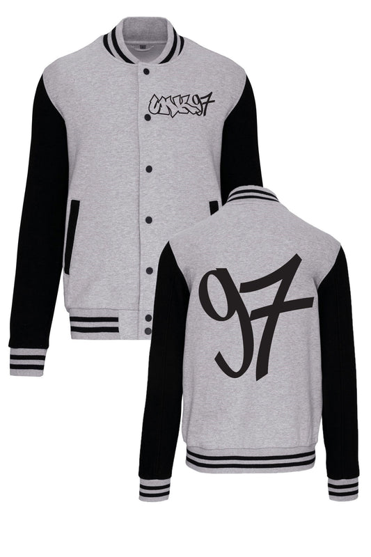 Retro Jacket Grey - UN Käerjeng 97 Fanshop