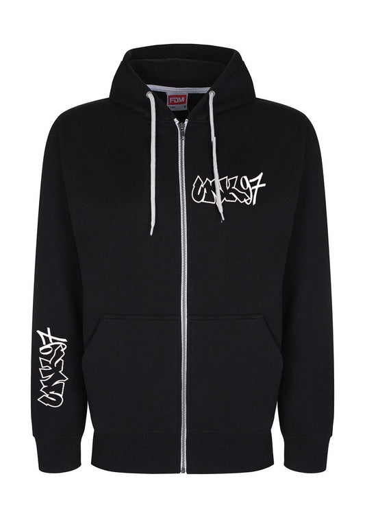 Zip Hoodie Black - UN Käerjeng 97 Fanshop